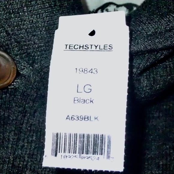 Men's Sweater by SO CAL Pullover Black Large NWT OC - Picture 5 of 7